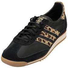 adidas Sl 72 Og Womens Fashion Sneakers in Black Leopard - 5.5 US