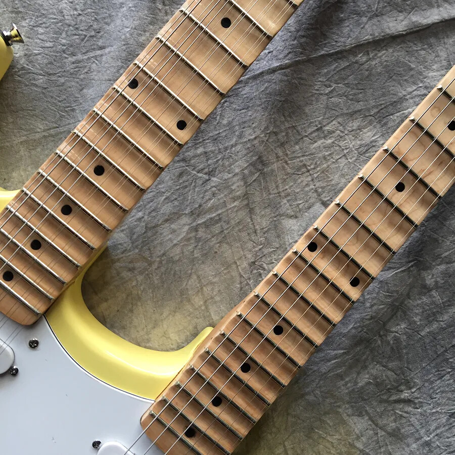 High Quality Double Neck Electric Guitar, 12+6 String Double