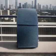 PRADA EYE/SUNGLASSES CASE (NEW) BLACK-AUTHENTIC