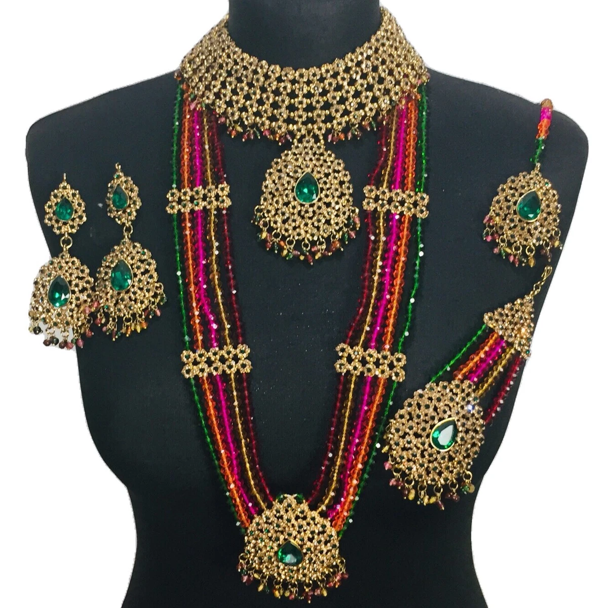 Green asian deals jewellery