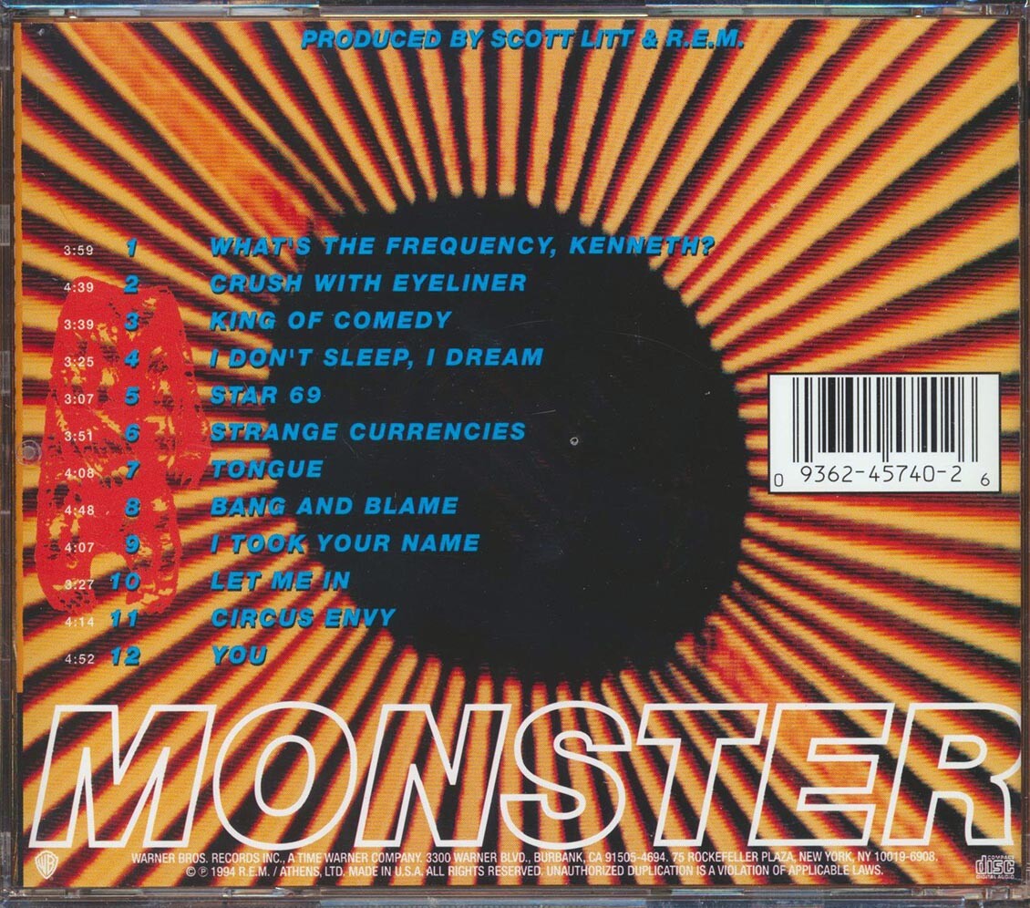 CD REM Monster eBay