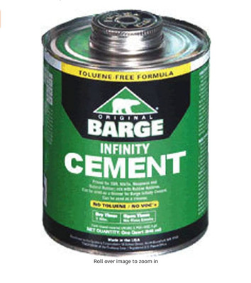 BARGE Infinity All-Purpose CEMENT Rubber Leather Shoe Glue 1 Qt