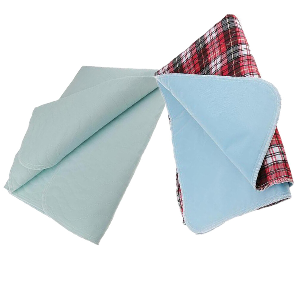 2 Stück Inkontinenzunterlage Auflage waschbar Wasserdich Krankenunterlagen