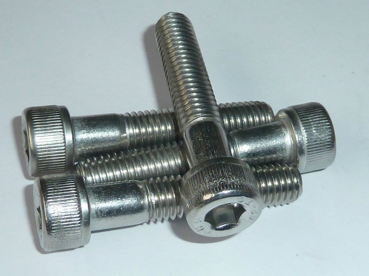 FRONT FORK PINCH BOLT SET OF 4 TITANIUM STAINLESS BZP KAWASAKI