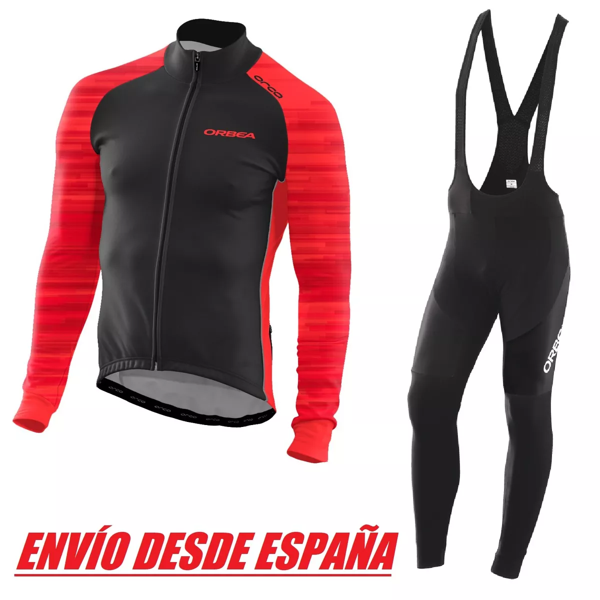 EQUIPACION CICLISMO TERMICA ROPA CONJUNTO MAILLOT CULOTE ORBEA