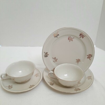 CT Hutschenreuther Arzberg Bavaria Germany Set:2 Dessert Plates/2