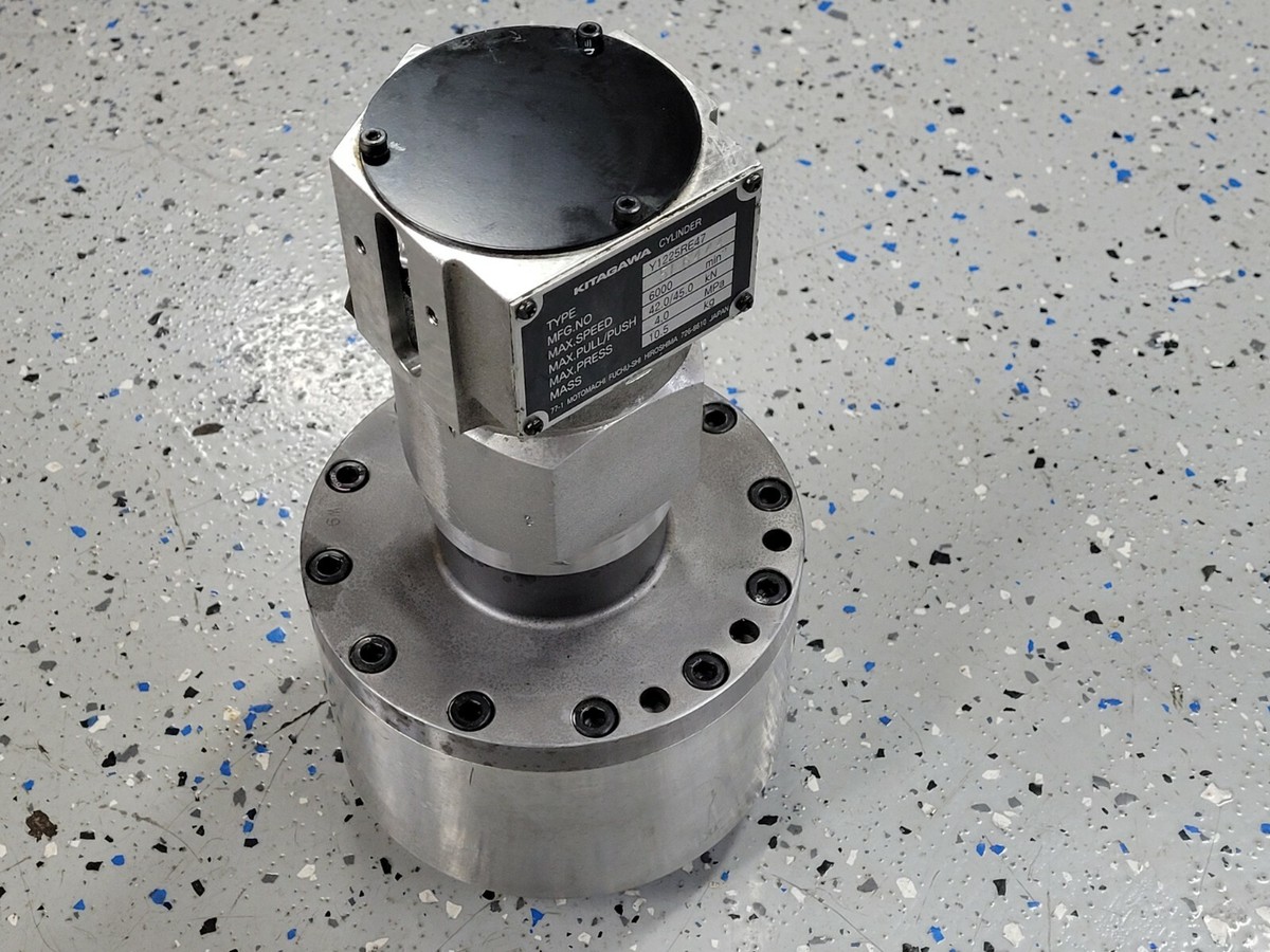New Kitagawa Y1225RE47 Hydraulic Cylinder Actuator for CNC New Kitagawa Y1225RE47 Hydraulic Cylinder Actuator for CNC