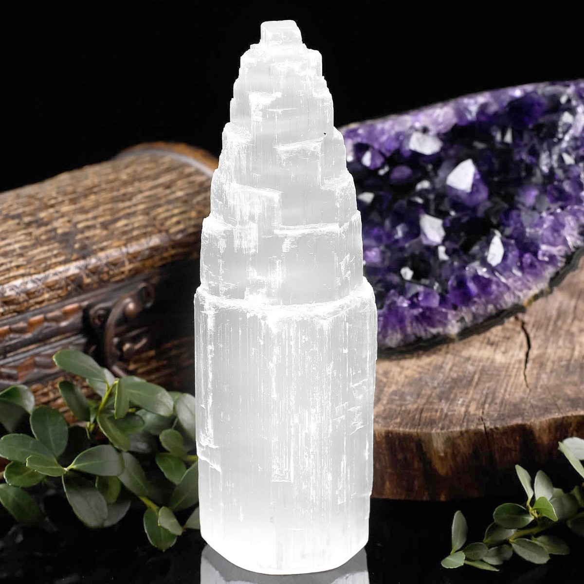 XL Selenite Tower Rough 8 