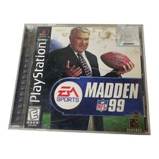 Madden NFL 99 Sony PlayStation 1 PS1 Black Label Complete w/ Manual