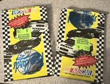 1991 Nascsar Race Cards (3) Wax Packs Factory sealed