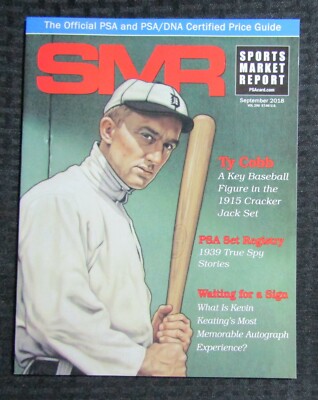 2018 Sept SMR SPORTS MARKET REPORT Magazine VF 8.0 Ty Cobb