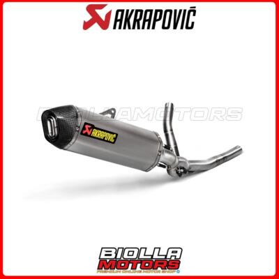 SCHALLDÄMPFER AKRAPOVIC Suzuki V-STROM 650 2023 TITANIO S-S6R9-WT