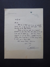 1936 Oak Hill Park Hempstead letter to Edwin Chappell Pepys biographer