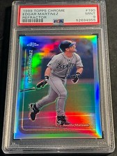 1999 Topps Chrome Edgar Martinez #190 Refractor PSA 9 MARINERS HOF POP 1