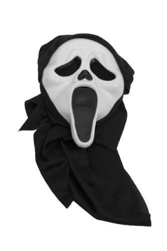  behanco Scream Mask Ghost Face Mask Halloween Full Face Mask  Adult Child Grim Reaper Monolithic Scary Face Ghost Festival Screaming  Skull