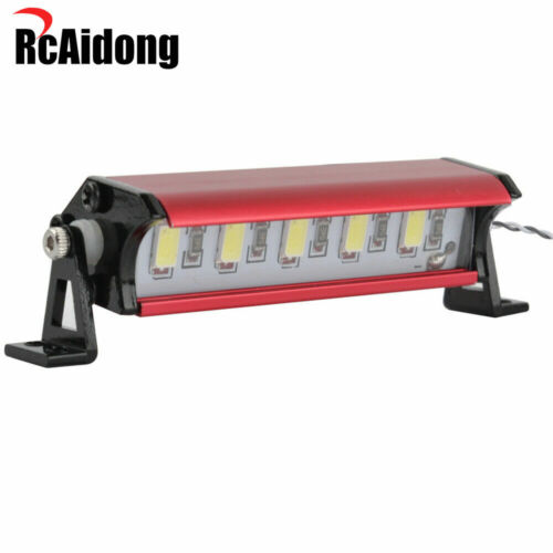 1/10 Lámpara de techo de coche de radiocontrol Barra de luces LED para Axial SCX10 II 90046 D90 Traxxas TRX4 - Imagen 2 de 7