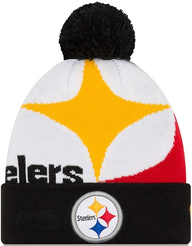 Pittsburgh Steelers Pom Knit Hat Logo 