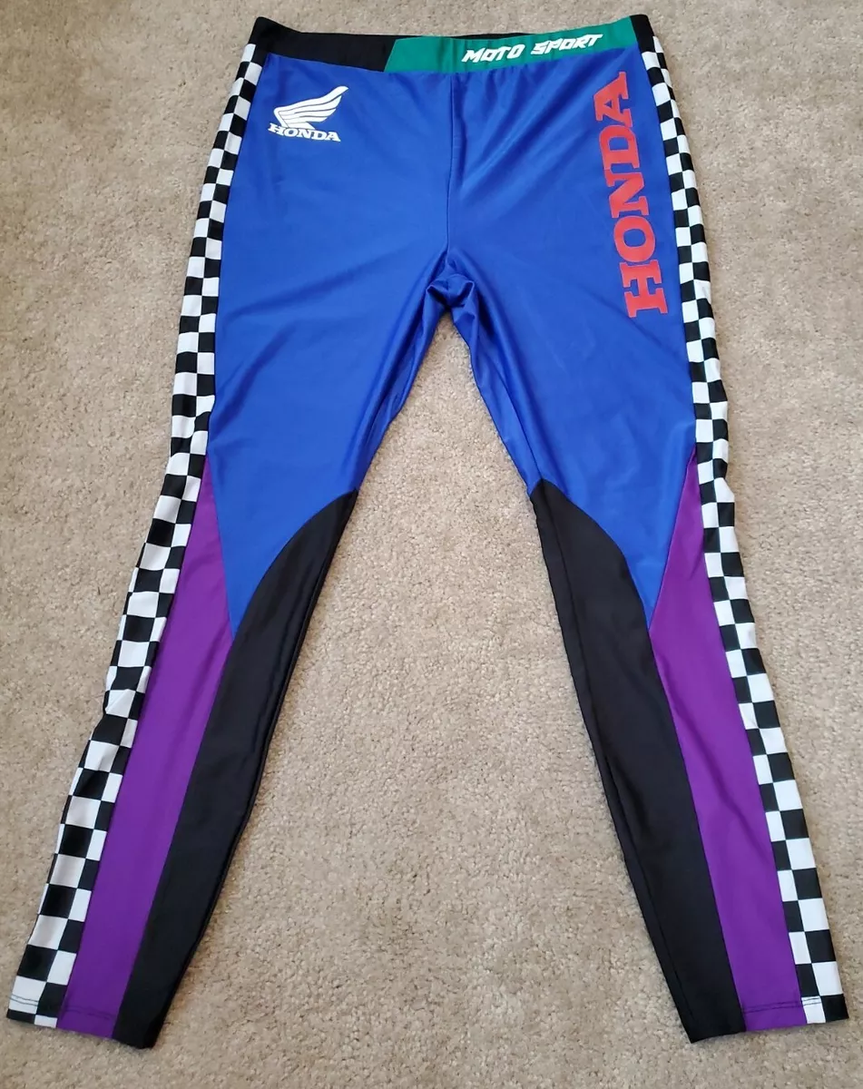 Forever 21 Plus HONDA Womens Size 2XL Leggings Pants Racing Driving Moto