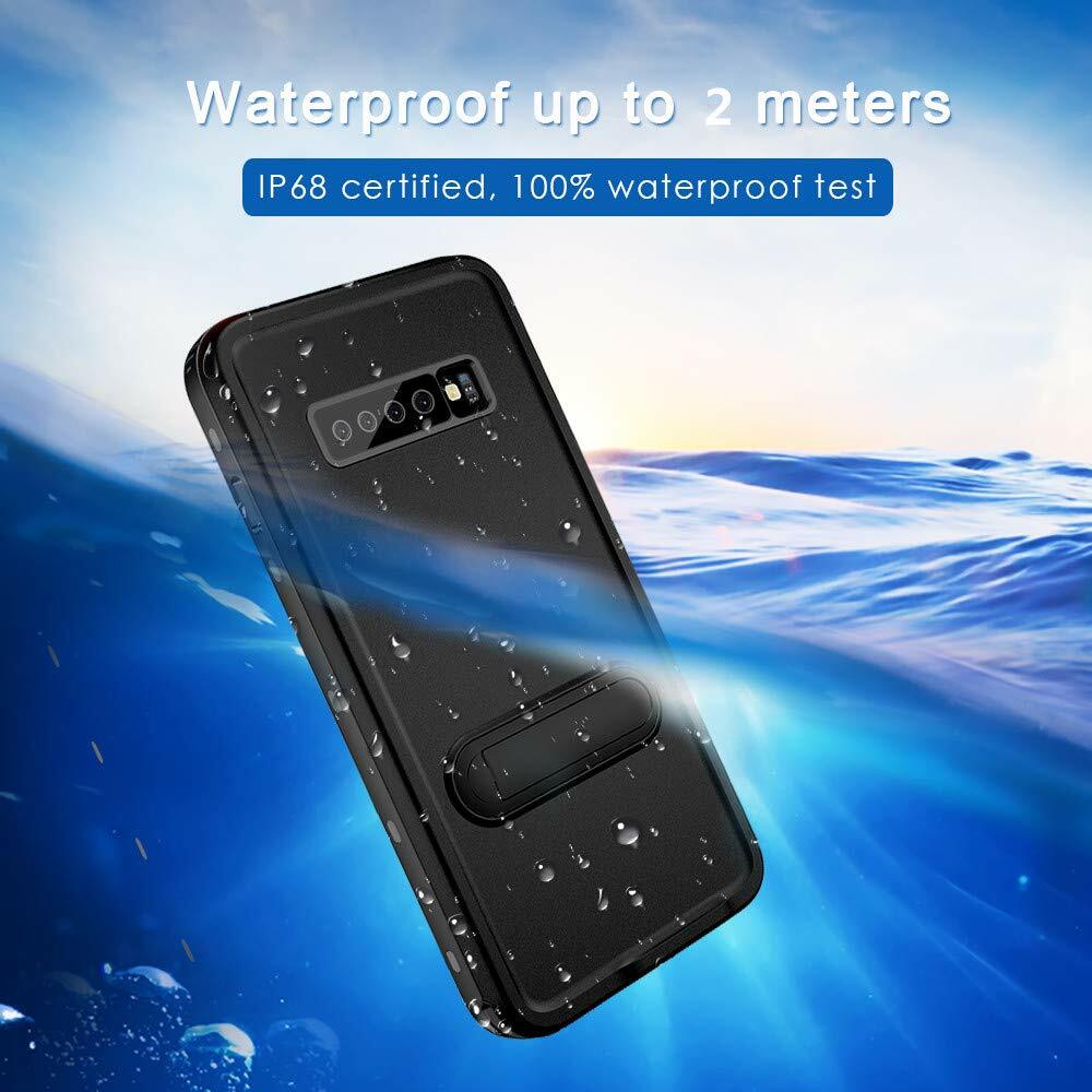 Waterproof Case For Samsung Galaxy S10 Plus Shockproof with Built