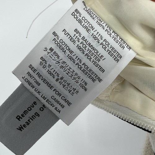 J.Crew Skirt Womens Size 0 Beige Blue Double Striped Pencil Lined - Picture 9 of 9