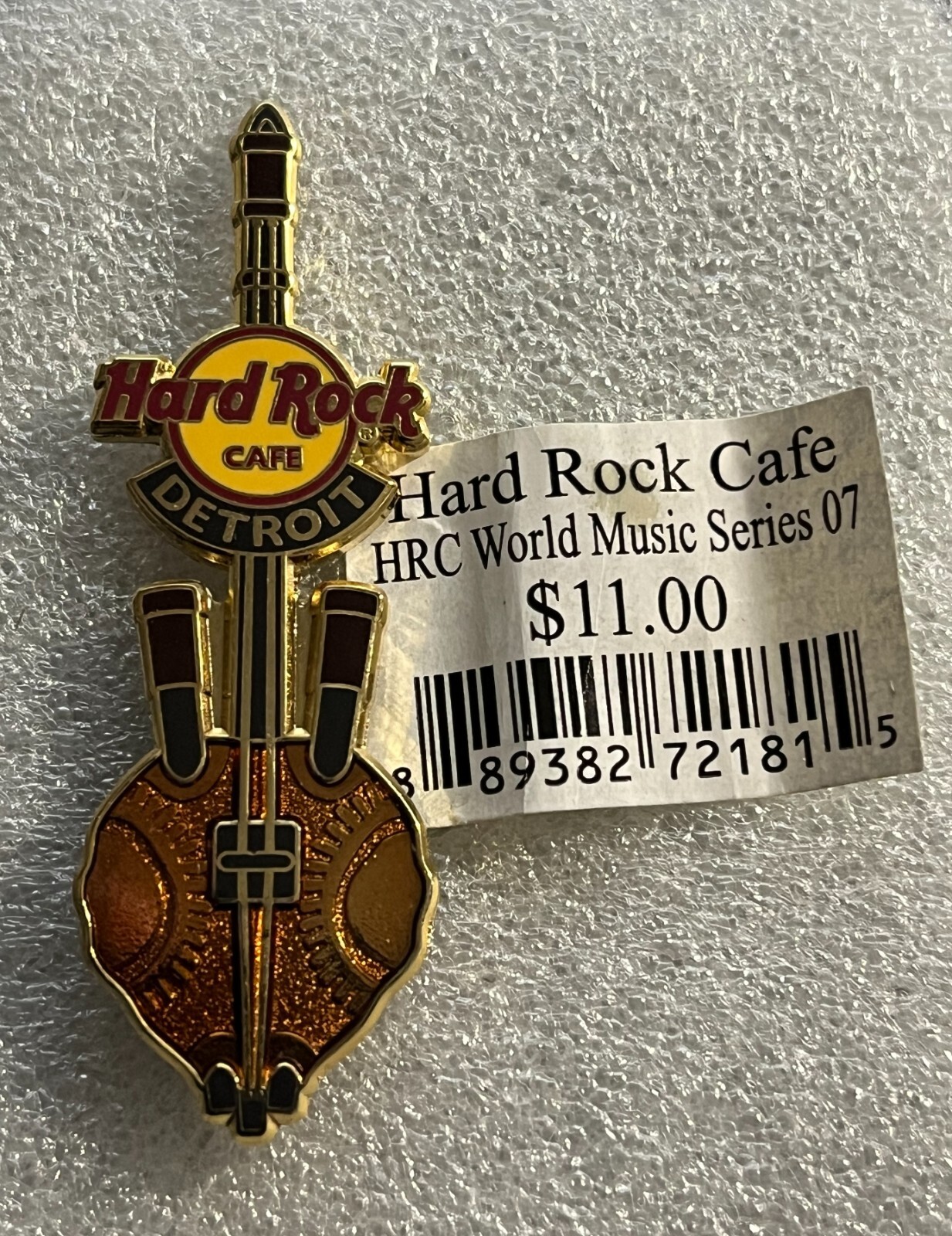 Hard Rock Cafe *DETROIT* WORLD MUSIC SERIES AFRICAN FOLK LUTE LIMITED ED  PIN