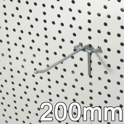 GERSO 200mm Einfachhaken für Lochblech Eurolochung 100 Stück verzinkt