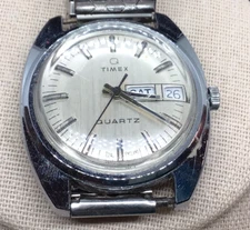 Vintage Mens Timex Electric 2 Jewels Wrist Watch "As Is" W434