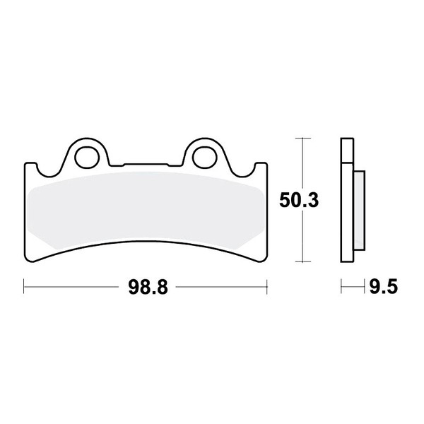 TRW SV BremsbeläGe Passend Vorn FüR Yamaha FZR 1000 Genesis Exup Bj. 1994-1995-image