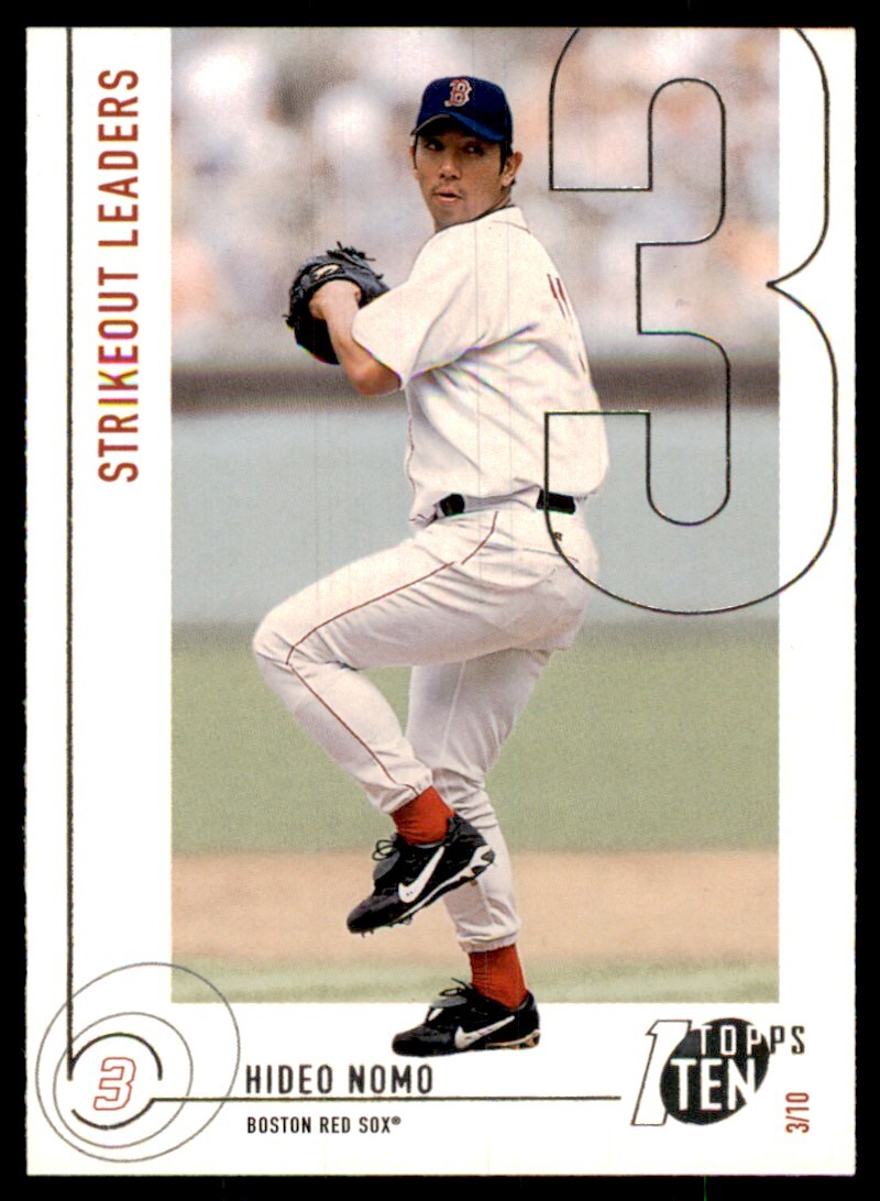 2002 TOPPS TEN HIDEO NOMO BOSTON RED SOX #153