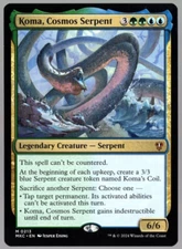 Koma, Cosmos Serpent 0213 Non Foil Mythic Murders at Karlov Manor MTG NM