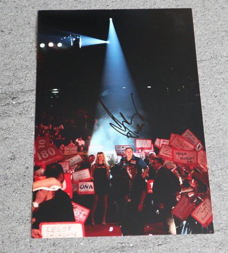 Adrian Lewis Personally Hand SIGNED 12x8 Photo Authentic Signature Darts - Gift