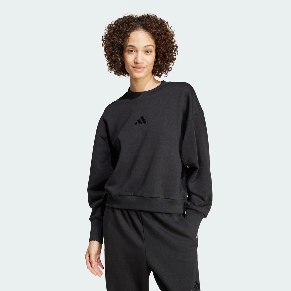 adidas women ALL SZN Fleece Loose Sweatshirt