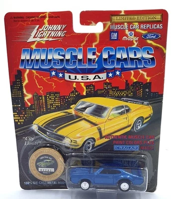 Johnny Lightning 1/64 Scale 200-210 Muscle Cars 1969 Olds 442 - Blue - Bild 1 von 4