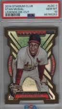 Stan Musial 2014 Stadium Club Legends Die-Cut LDC-1 PSA 10 St. Louis Cardinals
