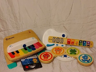 Baby Einstein Upbeat Tunes Touch Drum, Piano, and Guitar Musical Instrument Lot 