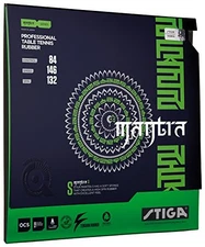 STIGA Mantra S Table Tennis Rubber Tension Type Inverted Soft Red Medium