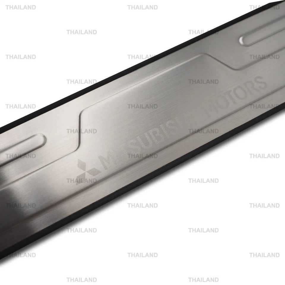 Sill Door Plates Set Scuff Plate For Mitsubishi Mirage Hatchback 2013 - 2024 - Image 3 of 4