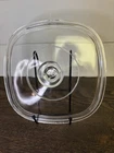 Vintage Pyrex A-9-C Clear Glass Casserole Lid 2 or 3 Quart