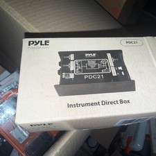 Pyle Professional High-Performance Passive DI-Box- 1/4''/XLR Direct Box
