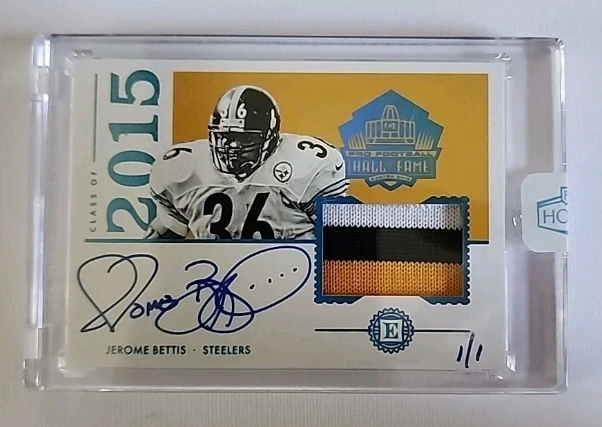 Jerome Bettis Football Autographed Sports Trading Cards for sale