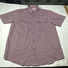 Magellan Outdoors Fish Gear Moisture Wicking Relaxed Fit Mens Shirt L 2743