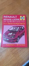 RENAULT MEGANE & SCENIC 1999-2002 HAYNES WORKSHOP MANUAL 3916 USED COND FREE P&P