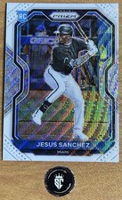 Jesus Sanchez 2021 Panini Prizm Baseball Tier II White Wave Prizm Rookie #148