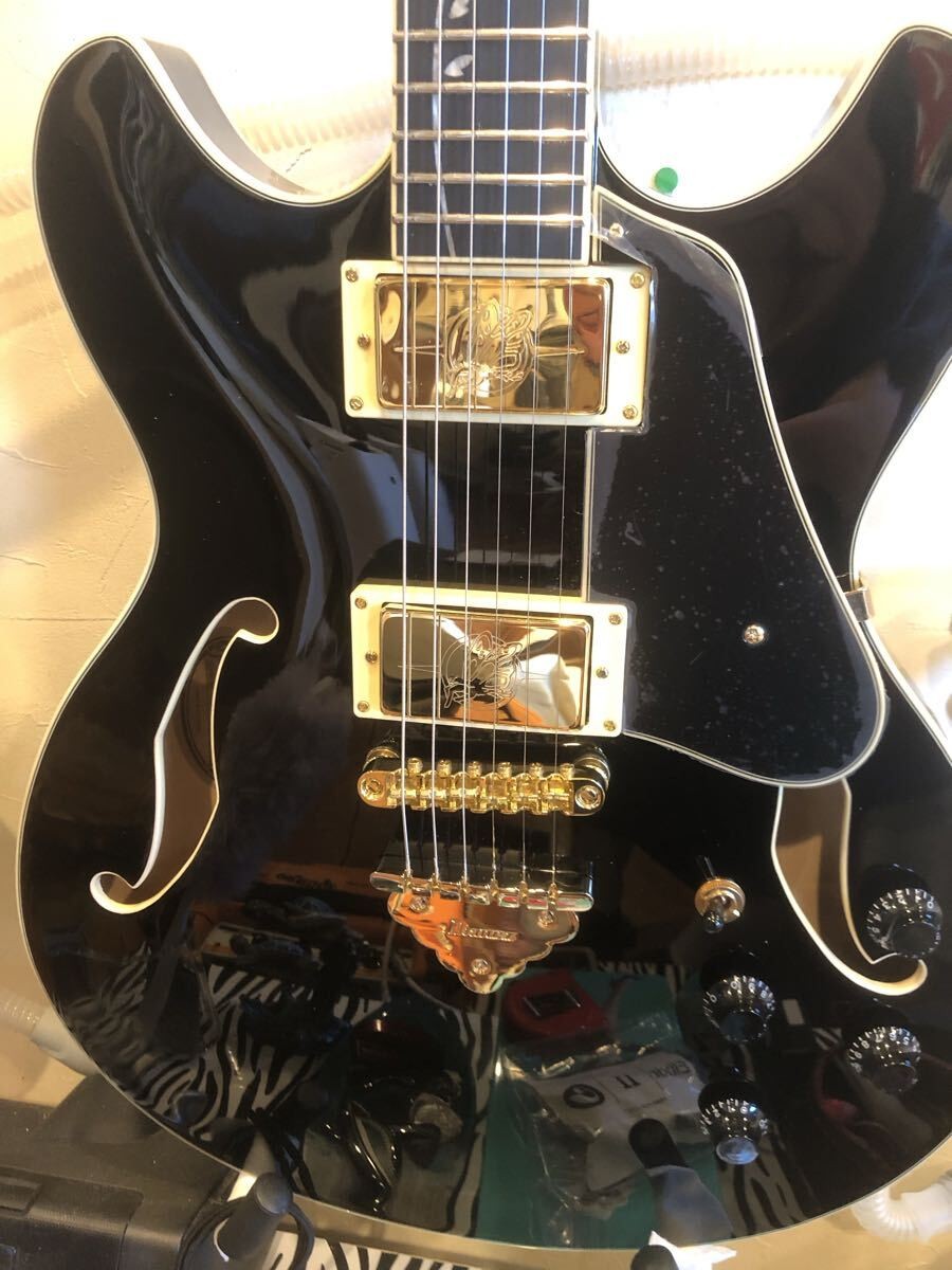 Ibanez AS93SP BK Black Artcore Electric Guitar Semi-Hollow Body 22