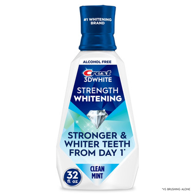 Crest 3D White  Strength Whitening Mouthwash Winter mint  946 ml