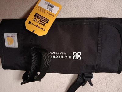 Carhartt 18 Pocket Utility Roll, Essential Tool Roll (Black) w/ Embroidered Logo