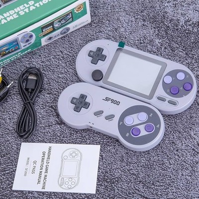 Retro Handheld Game Console | 400+ Classic Games | SF2000 Portable Gaming System