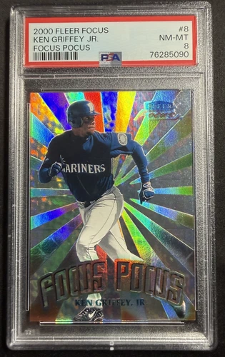 2000 Fleer Focus - Focus Pocus Ken Griffey Jr #8FP PSA 8