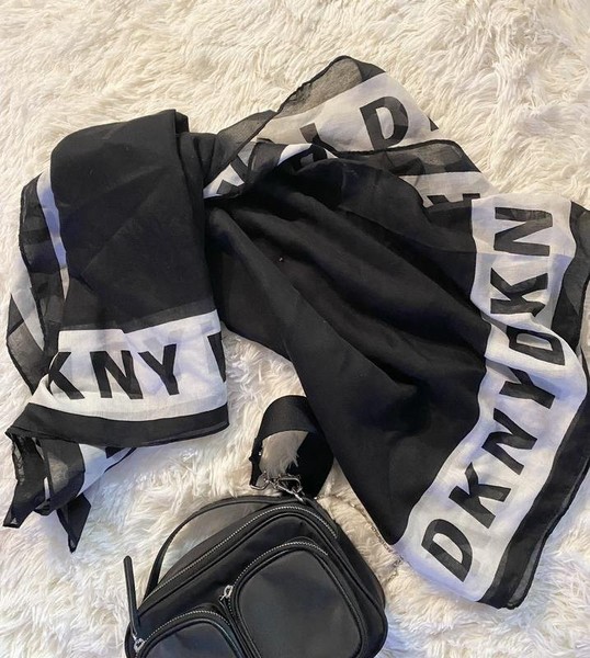 Women DKNY Scarf Black One size #BLWD