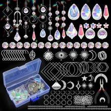 200 Pcs DIY Suncatcher Making Kits for Adults Crystal Sun Catchers Crafts wit...